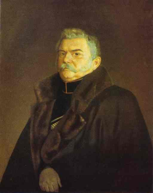 Sergey Zaryanko Portrait Of Adjutant-General K. A. Shilder